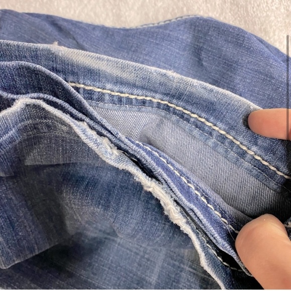 Rock & Roll Cowgirl Med Wash Mid Rise Boot Cut Jeans 29 - Picture 4 of 15